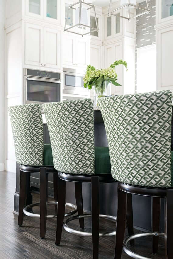 Green Velvet Barstools, Luxury Interior Designer Dallas, Dallas Kitchen Designers, Nkba Kitchen Designer Dallas, 