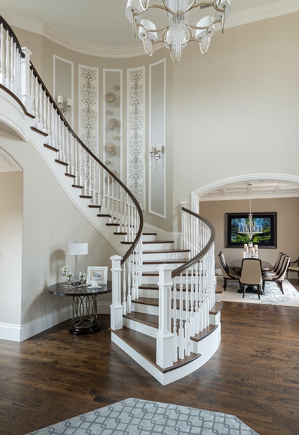 Two Story Foyer Ideas, Hall Ideas, Barrelled Ceiling Ideas, Dallas Interior Designers, Best Interior Designers, Interior Design Bloggers, Dee Frazier Interiors