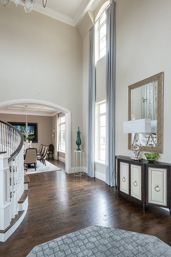 Two Story Foyer Ideas, Hall Ideas, Barrelled Ceiling Ideas, Dallas Interior Designers, Best Interior Designers, Interior Design Bloggers, Dee Frazier Interiors