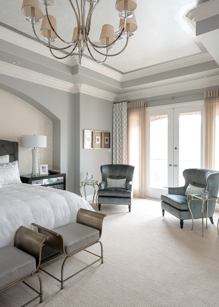 Gray Blue Color Trends In Interior Design 2020, Gray &Amp; White Master Bedroom Decorating Ideas By Dee Frazier Interiors Decorating Den Interiors The Best Dallas Interior Designer