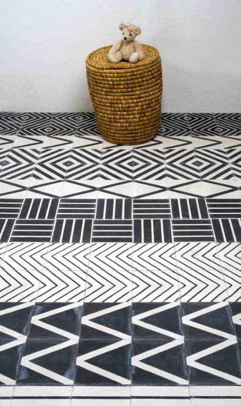 Different Types Of Zig Zags Patterns Zig Zag Black And White Tile