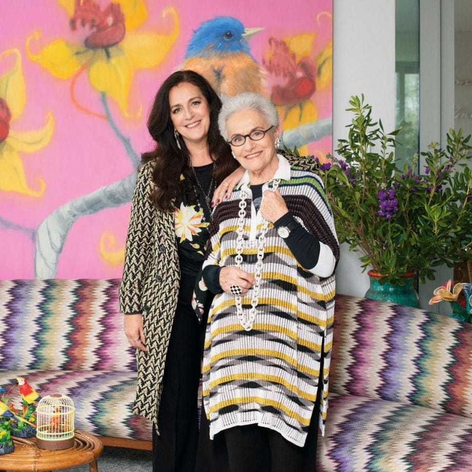 Mrs. Missoni With Her Daugher