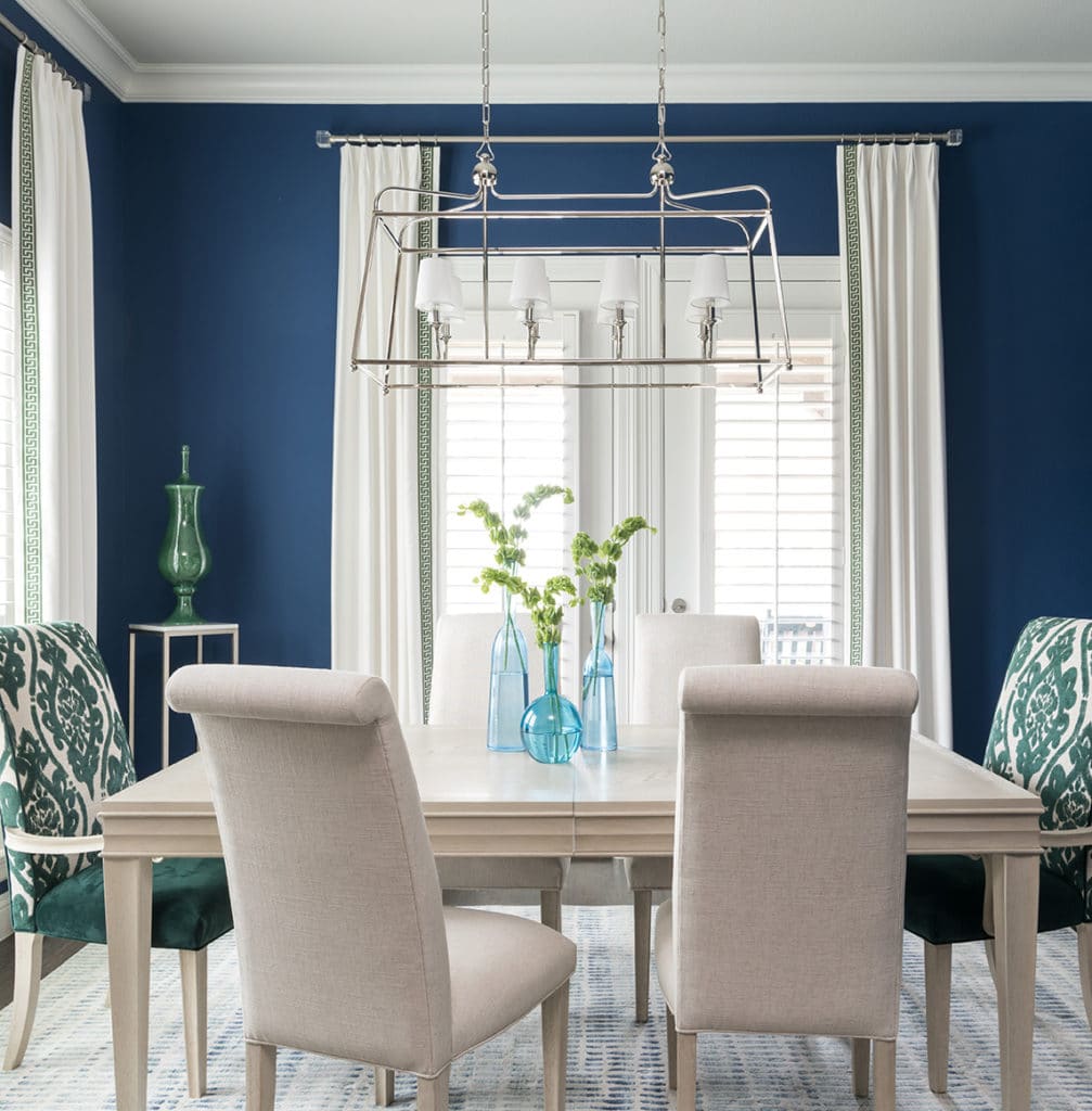 Sherwin Williams Naval Color Of The Year Color Trend In Dining Room Interior Design Ideas