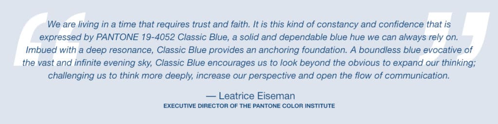 What Is The Pantone Color Of The Year