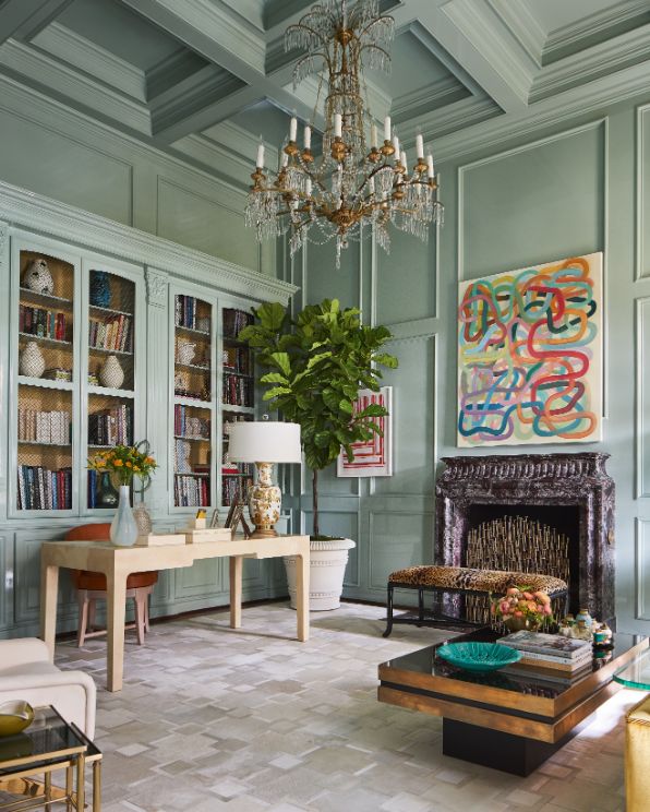 Grace Kelly Inspired Lady’s Study Ideas by Jan Showers In Kips Bay Decorator Showhouse D'KOR HOME Interiors | Best Interior Designers Dallas TX Traditional Home Decor Ideas Traditional Home Decor Ideas