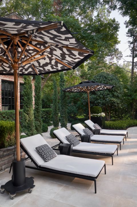 Luxury Pool & Backyard Ideas from Kips Bay Showhouse Dallas by Melissa Gerstle D'KOR HOME Interiors | Best Interior Designers Dallas TX Veranda Ideas