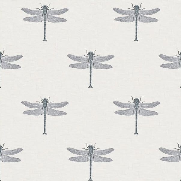 Dragonfly Wallpaper, Blue Powder Room Vanity Ideas, Blue Cabinet Ideas, Blue Walls, Dragonfly Wallpaper,