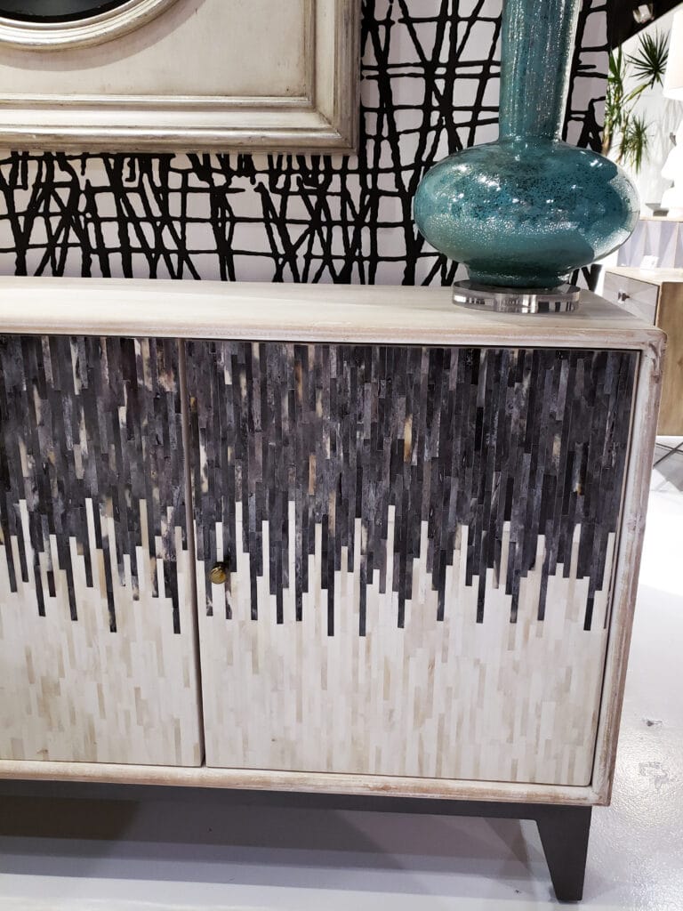 Black & White Interiors Trends With Amazing Art Deco Silhouettes & Patterned Bone Inlay Focal Furniture D'KOR HOME Interiors | Best Interior Designers Dallas TX Home Design Trends home design trends 2020