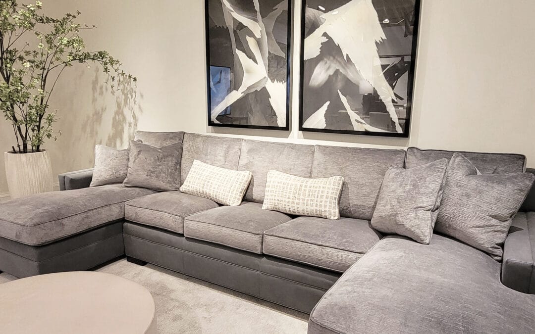 Mixed Upholstery Gray Sectional Sofa 1080x675 